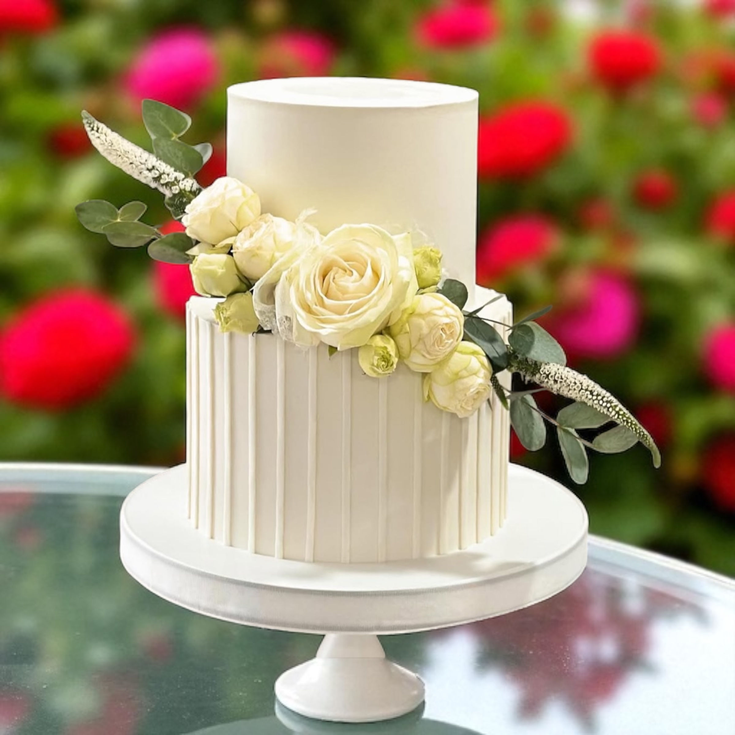 Весільний торт 2 яруси. 4 кг