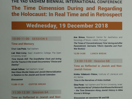 A Talk at The Yad Vashem Biennial International Conference