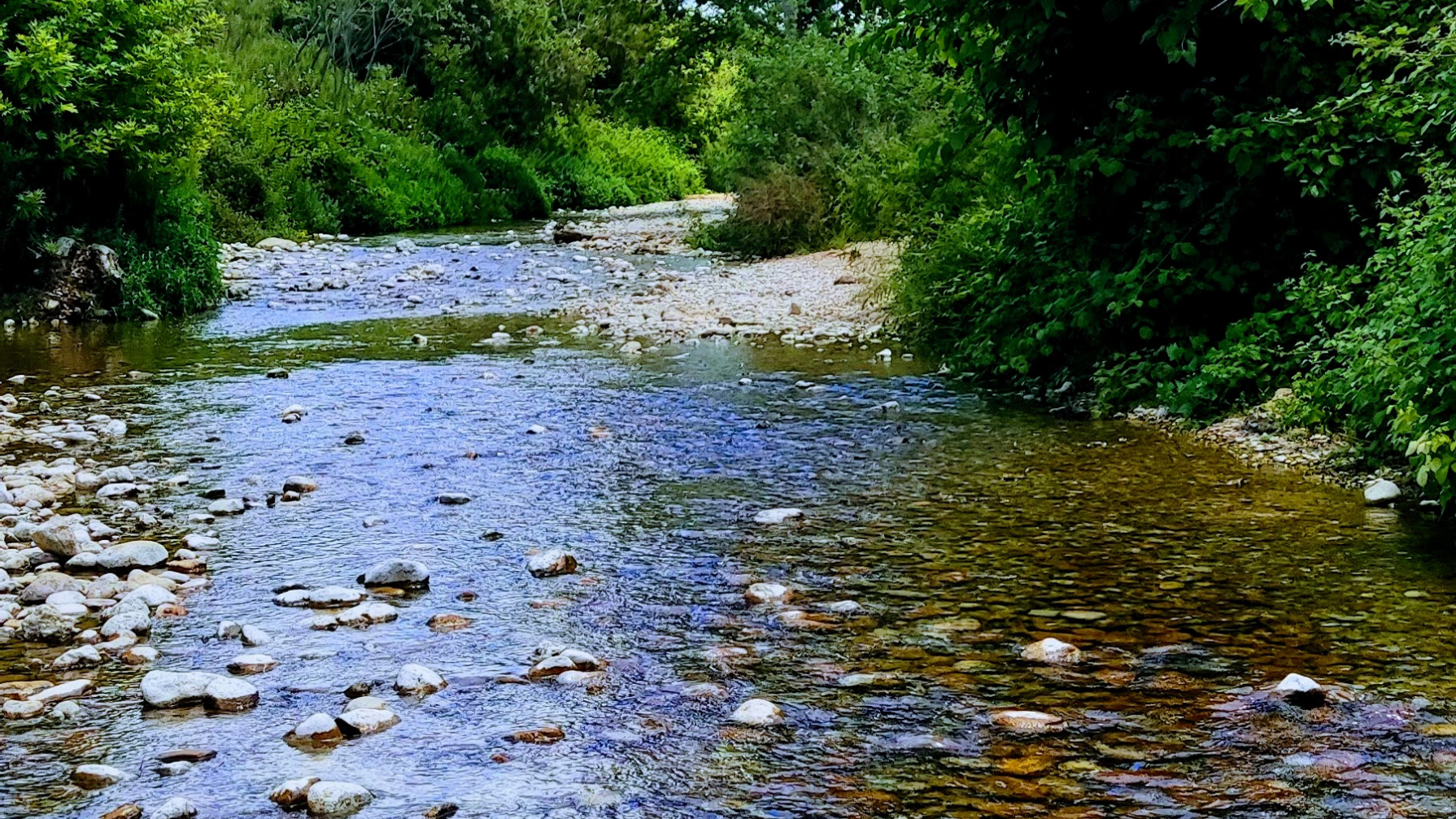 Around the water – a fun and cool water route.