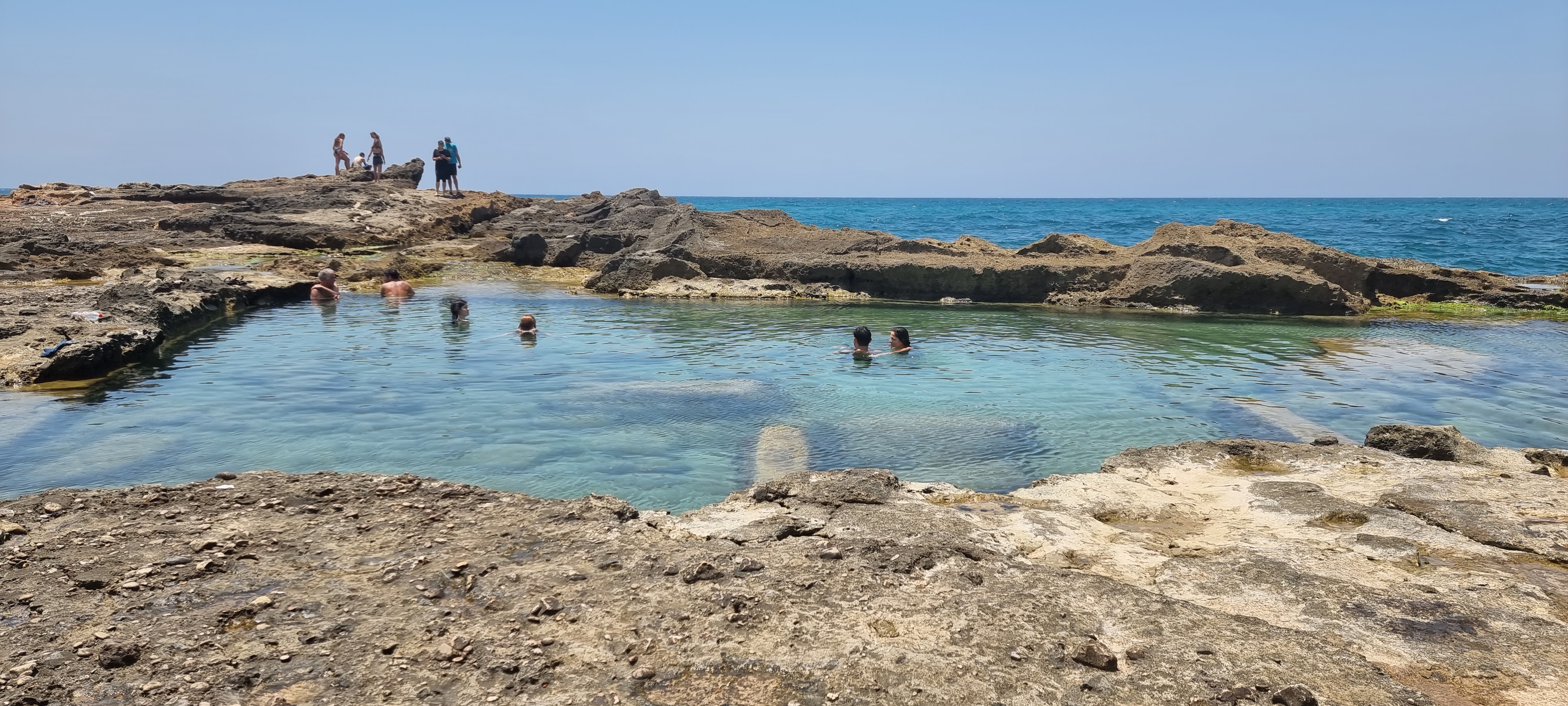 The beach