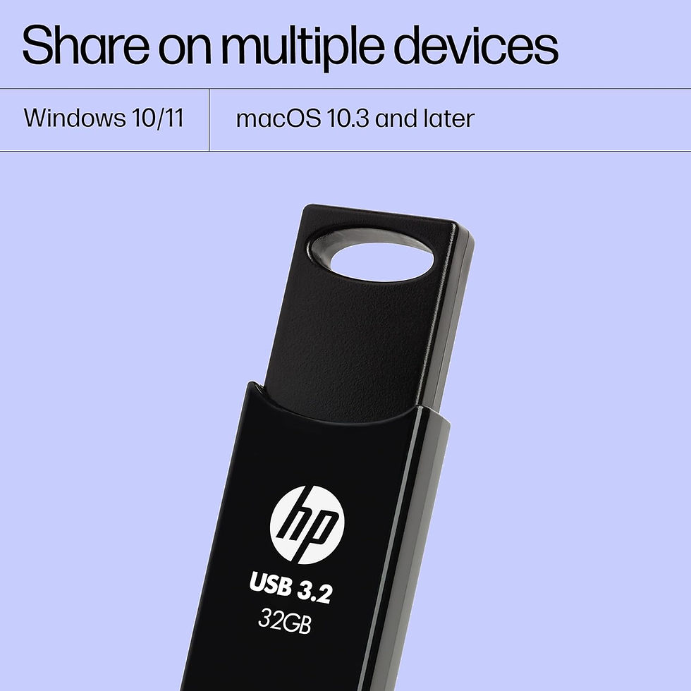 Thumbnail: HP 712W 32GB USB 3.2 FLASH DRIVE- BLACK