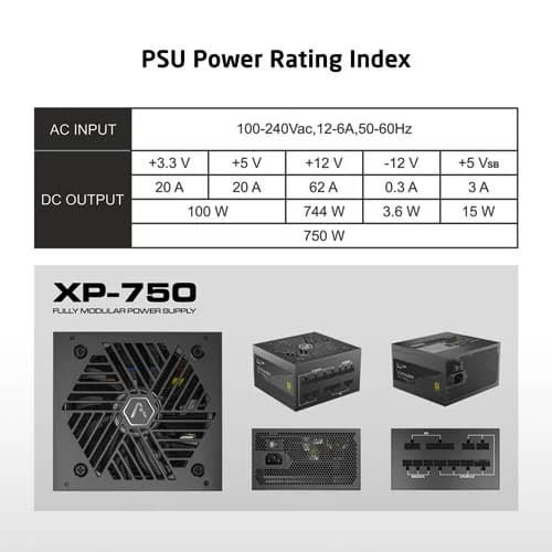 Thumbnail: PROLAB DESIGN X POWER XP-750 ATX 3.1 GOLD FULLY MODULAR SMPS