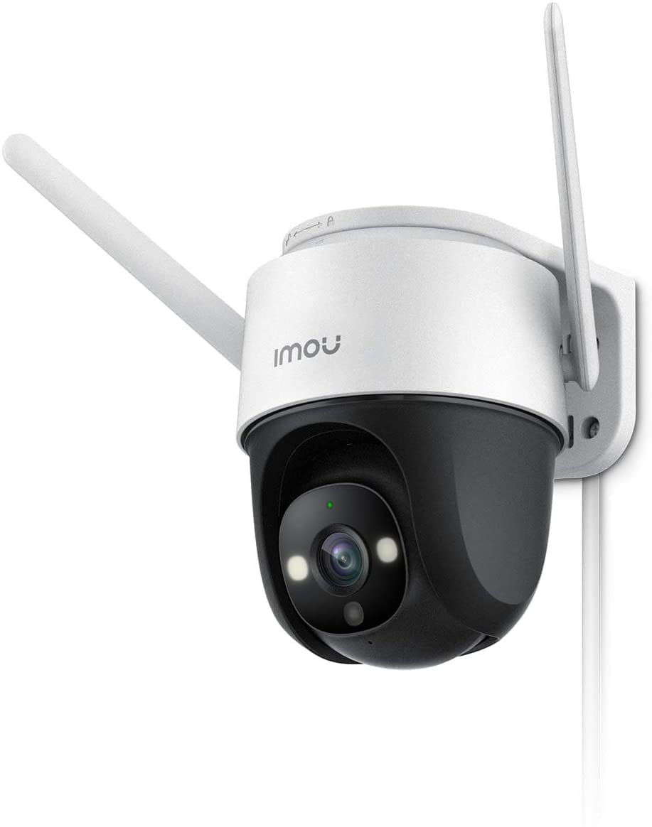 DAHUA 4MP SECURITY CAMERA OUTDOOR WITH FLOODLIGHT AND MICROPHONE