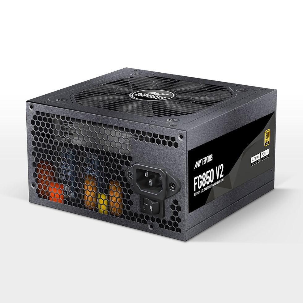Thumbnail: ANT ESPORTS FG850 V2 850W 80+GOLD FULL MODULAR ATX 3.1 PCIE BLACK POWER SUPPLY