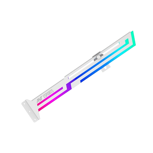 ANT ESPORTS GCB90 ARGB WHITE GRAPHICS CARD HOLDER