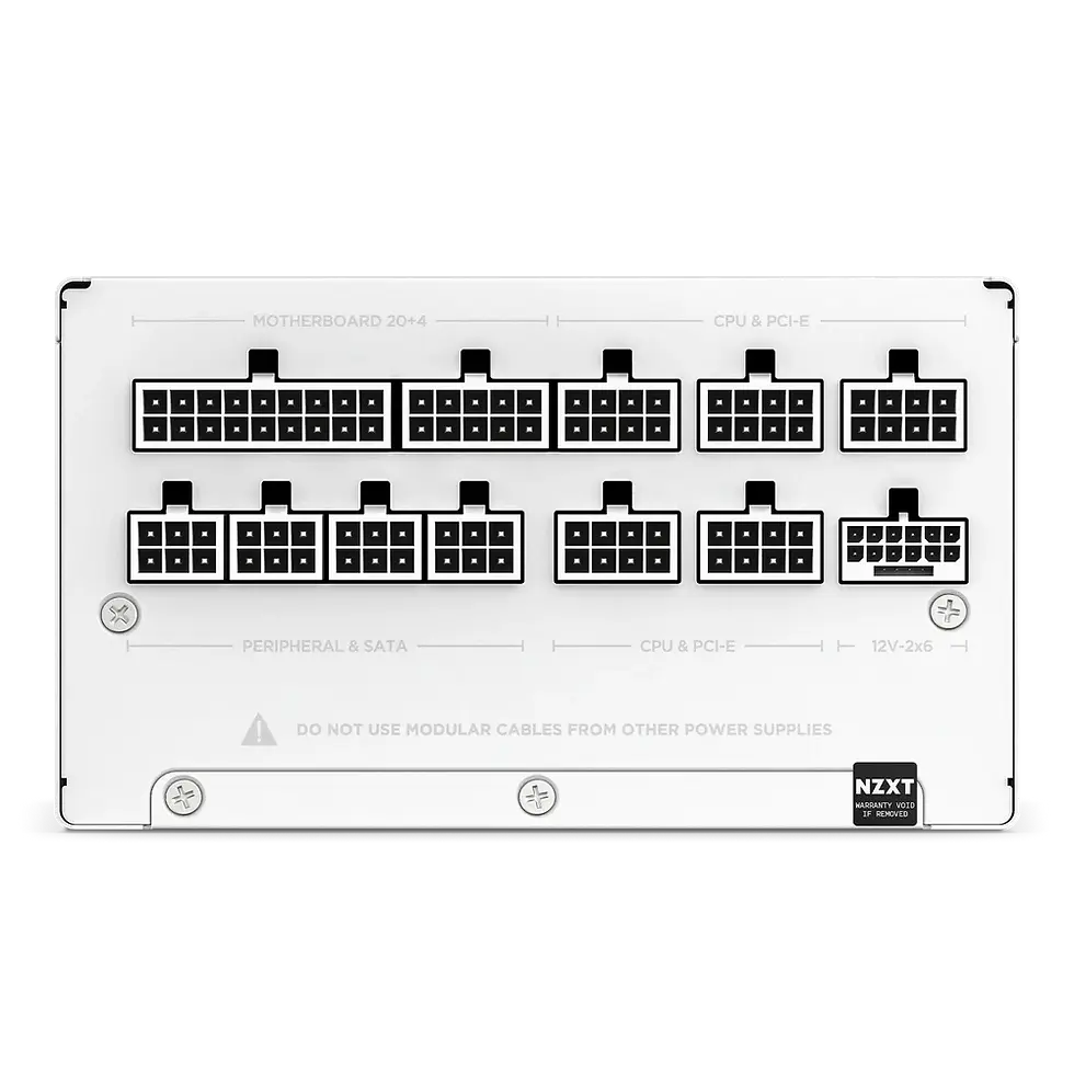 Thumbnail: NZXT C850 GOLD FULLY MODULAR ATX 3.1 SMPS (WHITE)
