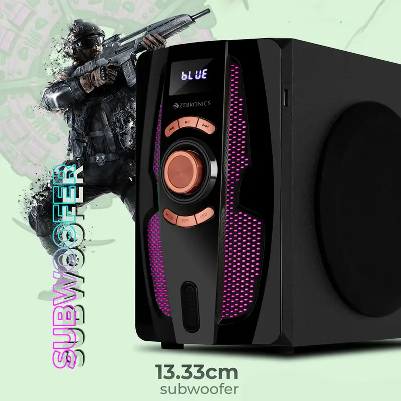 Thumbnail: ZEBRONICS ZEB-BASSO 200 5.1 HOME THEATER SPEAKER SYSTEM