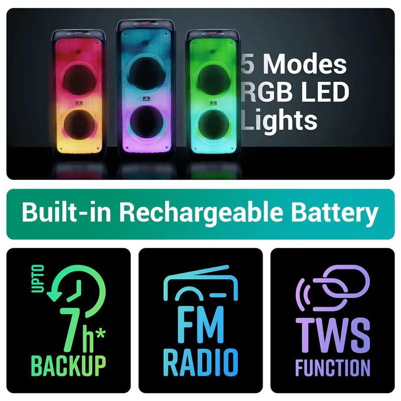 Thumbnail: ZEBRONICS ZEB-THUMP 700 PORTABLE SPEAKER