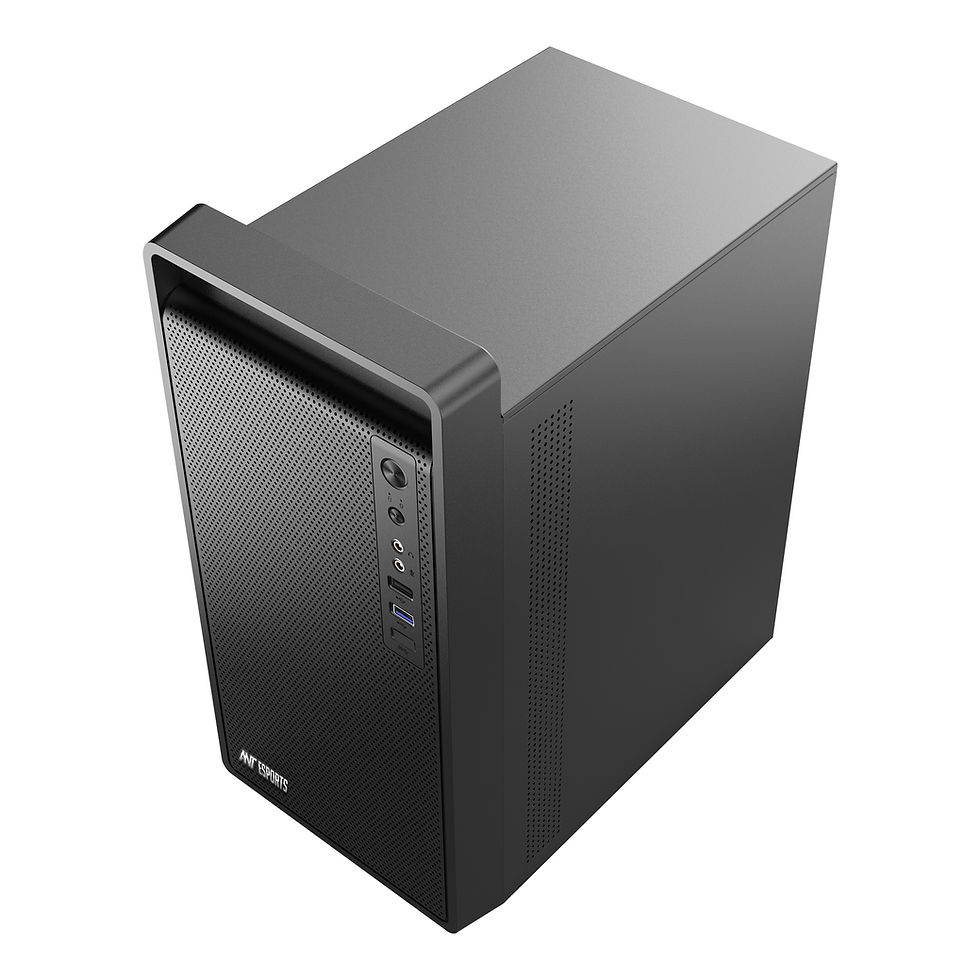 Thumbnail: ANT ESPORTS SI11 MID-TOWER MICRO-ATX, ITX BLACK CABINET 120MM FAN
