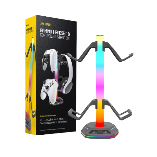 ANT ESPORTS GAMING HEADSET & CONTROLLER STAND RGB