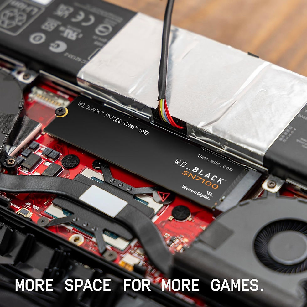 Thumbnail: WESTERN DIGITAL BLACK SN7100 500GB M.2 NVME GEN4