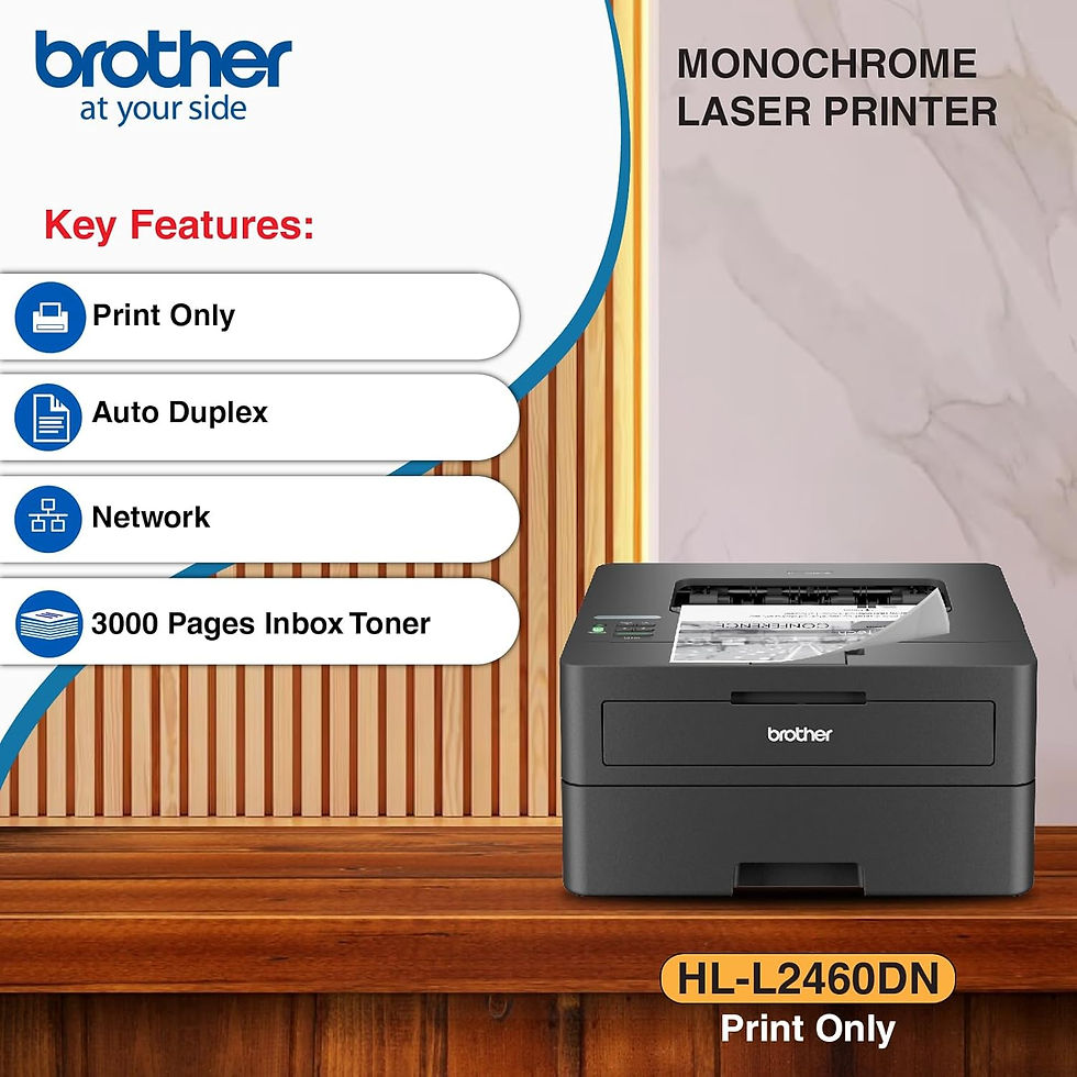 Thumbnail: BROTHER HL L2460DN (NEW LAUNCH) AUTO DUPLEX LASER PRINTER