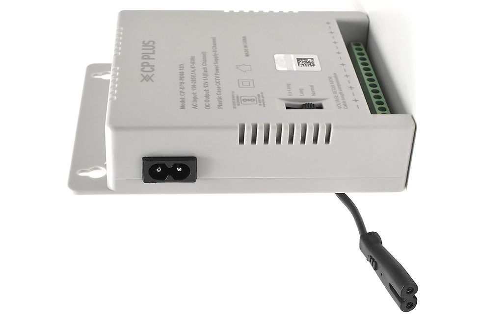 Thumbnail: CP PLUS CP-DPS-PD08-12D 12V 10AMP 8 CHANNEL FIBER SMPS