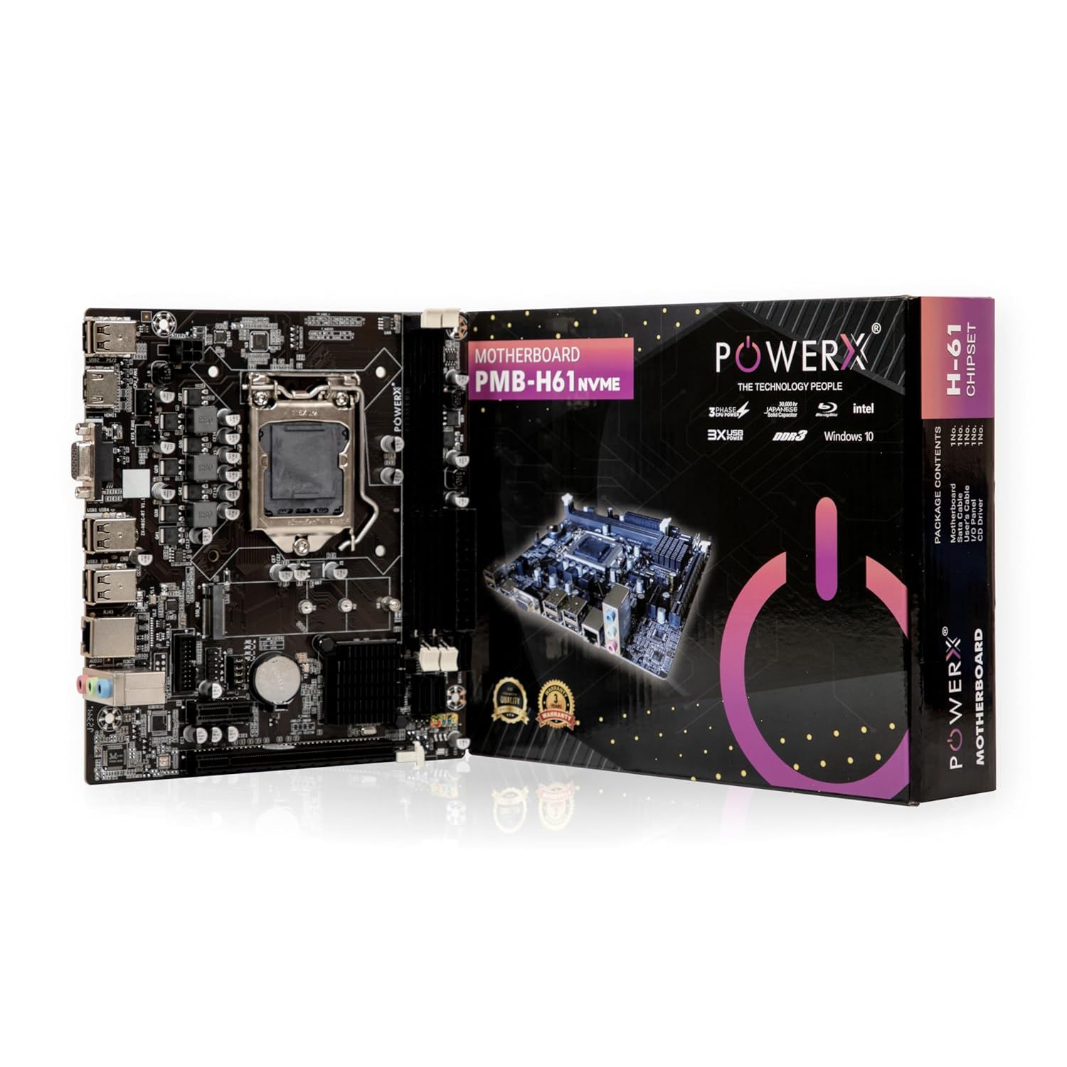 POWERX H61 DDR3 MOTHERBOARD