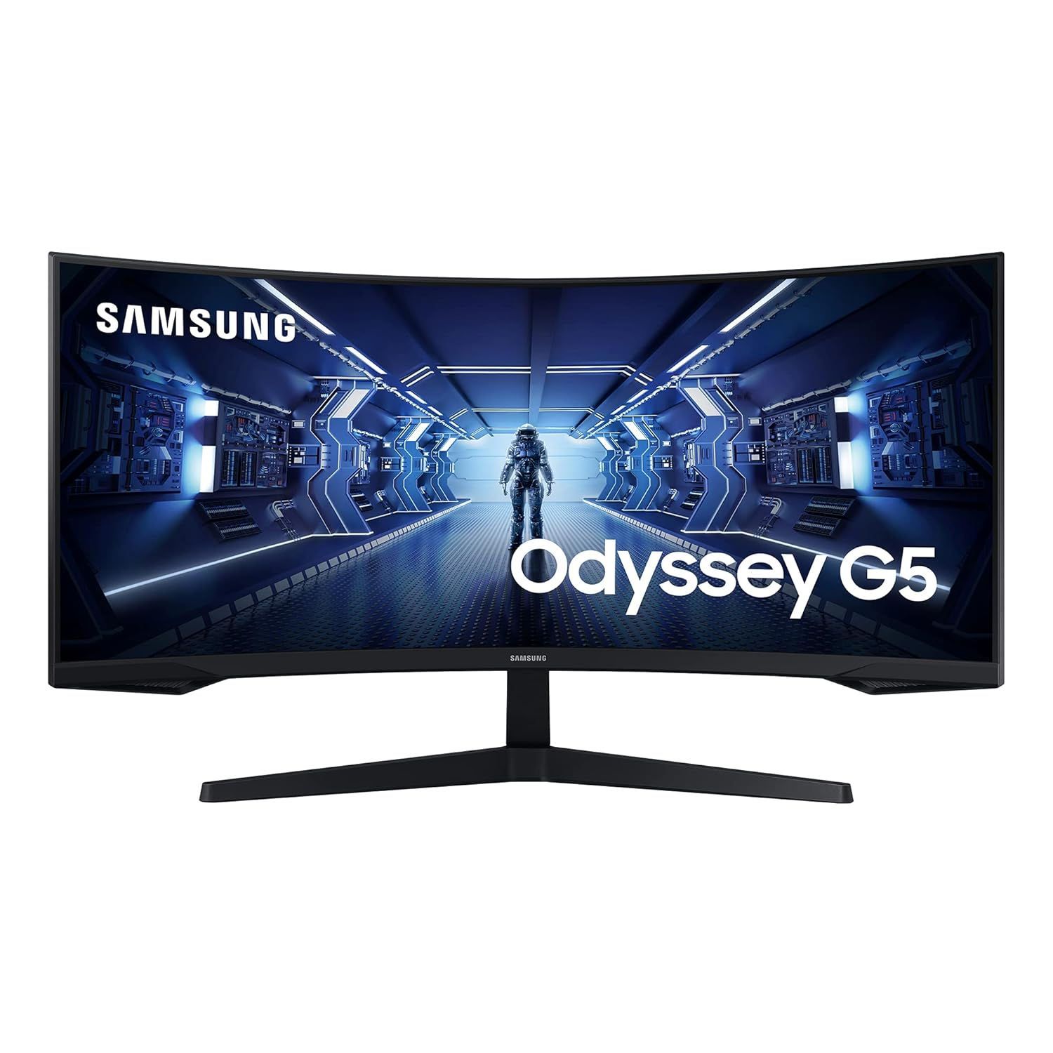 SAMSUNG ODYSSEY G5 34-INCH CURVED WQHD GAMING MONITOR (LC34G55TWWWXXL, BLACK)