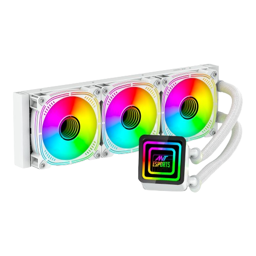 ANT ESPORTS ICE-INFINITE 360MM ARGB AM5/LGA1851 WHITE AIO LIQUID COOLER