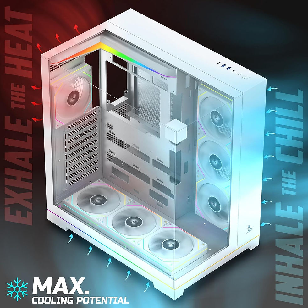 Thumbnail: TAG GAMERZ SUPERNOVA MID-TOWER GAMING CABINET – WHITE
