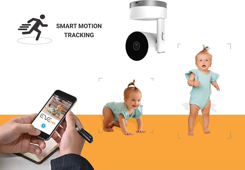 Thumbnail: GODREJ SECURITY SOLUTIONS WIRELESS EVE NX PT - SMART HOME SECURITY CAMERA-WHITE