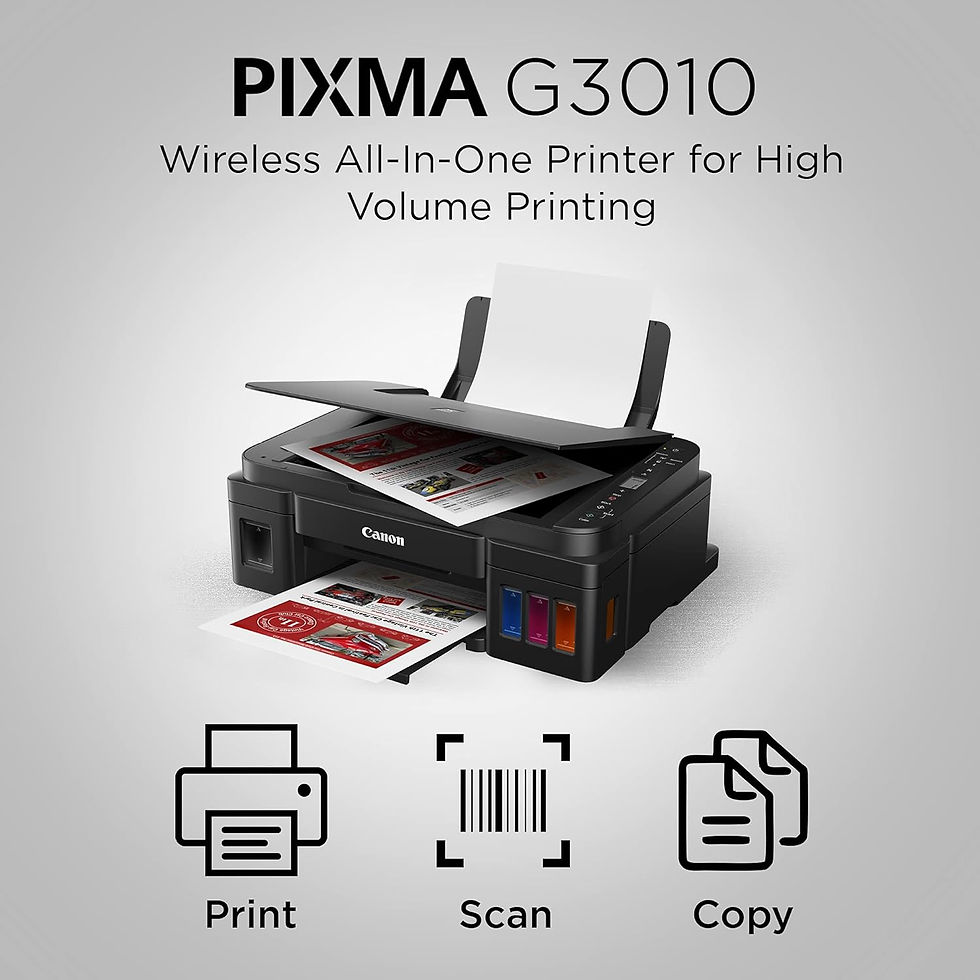 Thumbnail: CANON PIXMA MEGATANK G3010 ALL-IN-ONE WIRELESS INK TANK COLOUR PRINTER