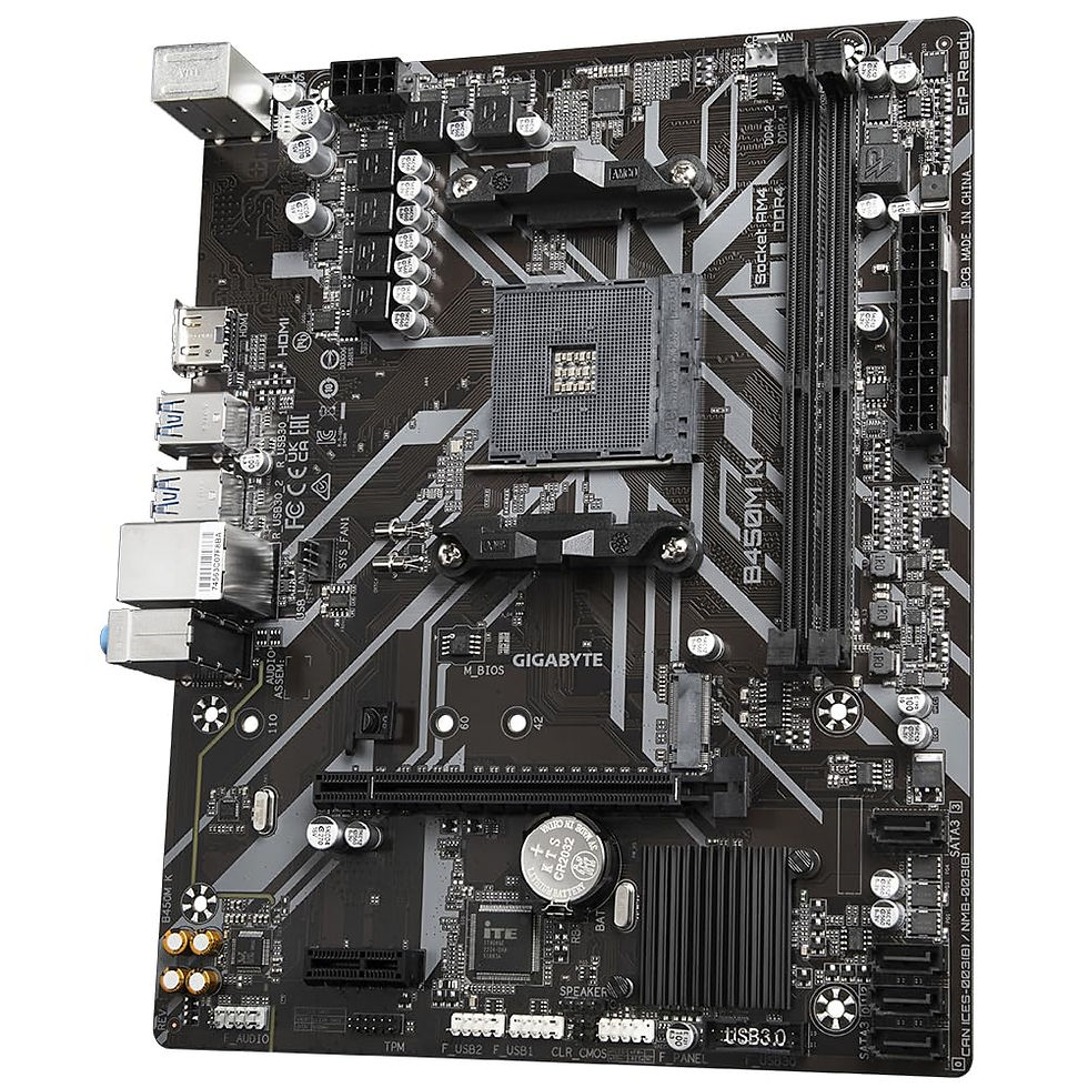 Thumbnail: GIGABYTE MB GBT AMD AM4 B450M K DDR4 MICRO ATX