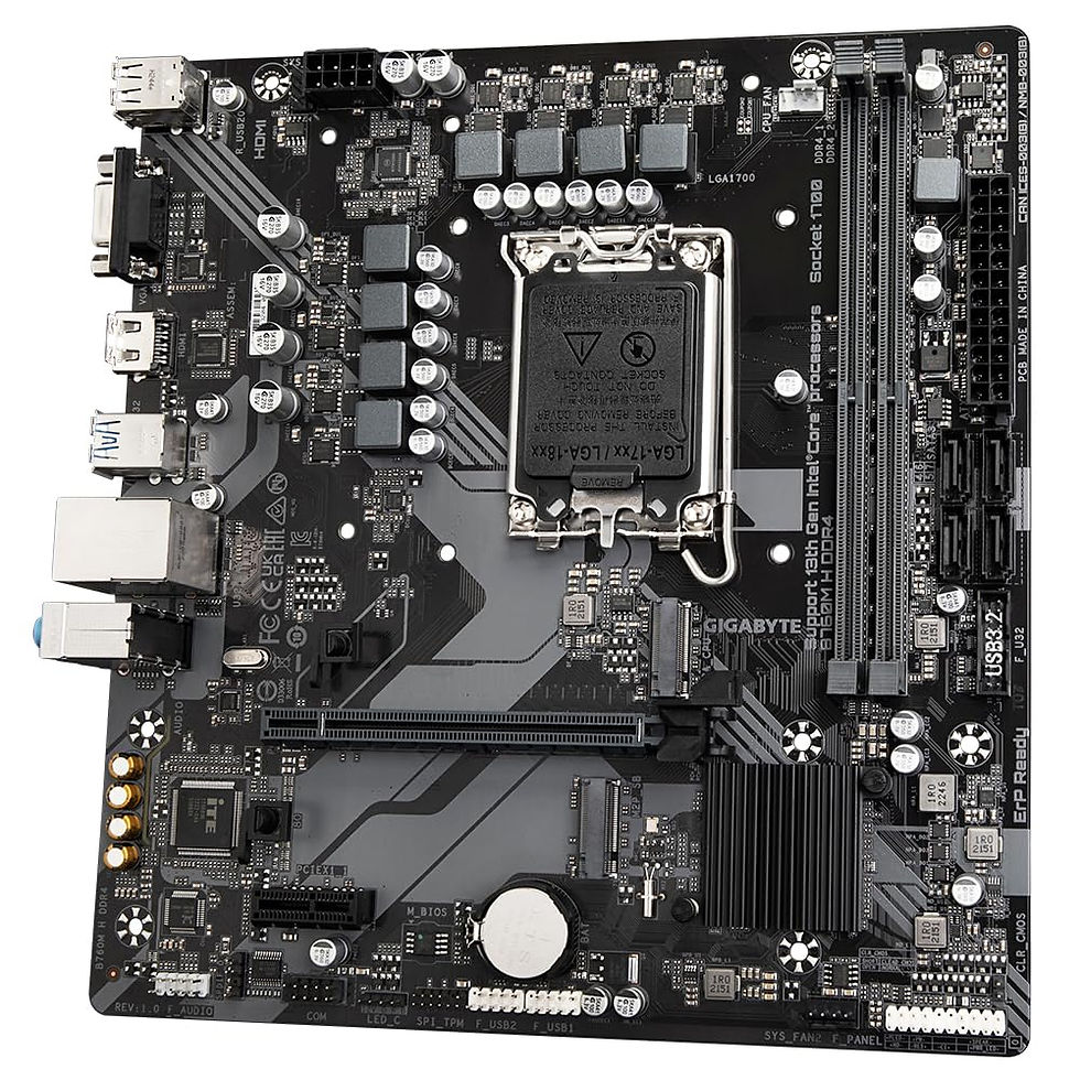 Thumbnail: GIGABYTE B760M H DDR4 MOTHERBOARD (INTEL B760LGA 1700)