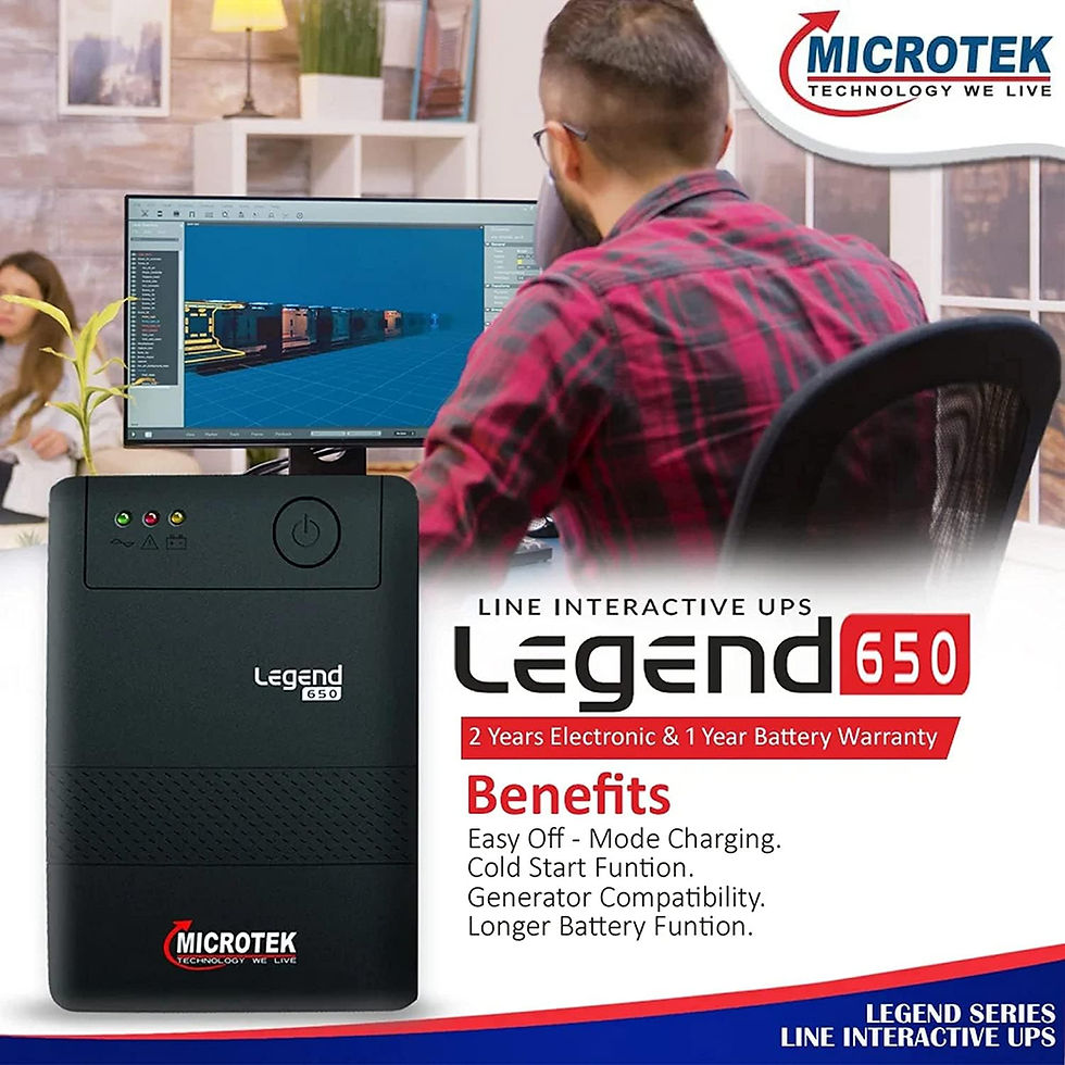 Thumbnail: MICROTEK LINE INTERACTIVE LEGEND 650 UPS
