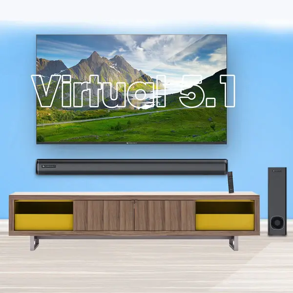 Thumbnail: ZEBRONICS  JUKE BAR 600 SOUNDBAR WITH SUBWOOFER
