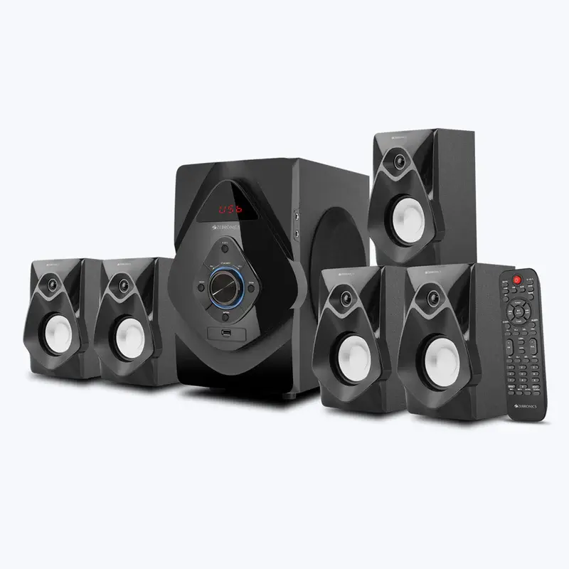 Thumbnail: ZEBRONICS ZEB-BT8591RUCF 5.1 HOME THEATRE SPEAKER SYSTEM