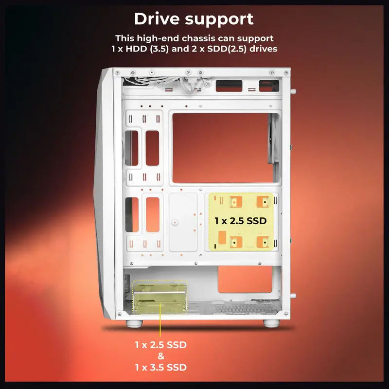 Thumbnail: ZEBRONICS ORUS ARGB MATX MID TOWER CABINET