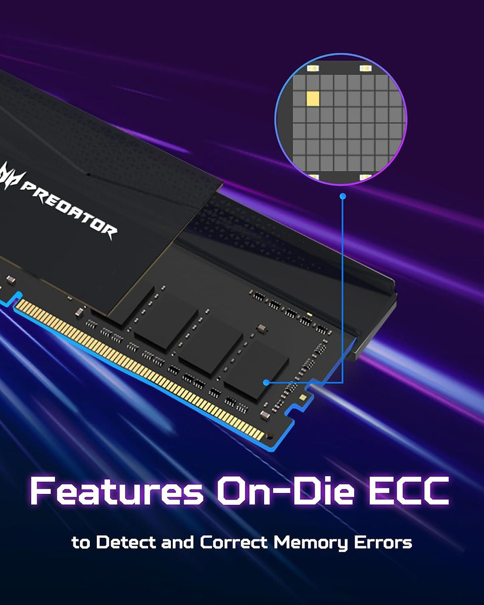 Thumbnail: ACER PREDATOR PALLAS II 32GB (16GBX2) 6000MHZ CL30 DDR5 DESKTOP RAM