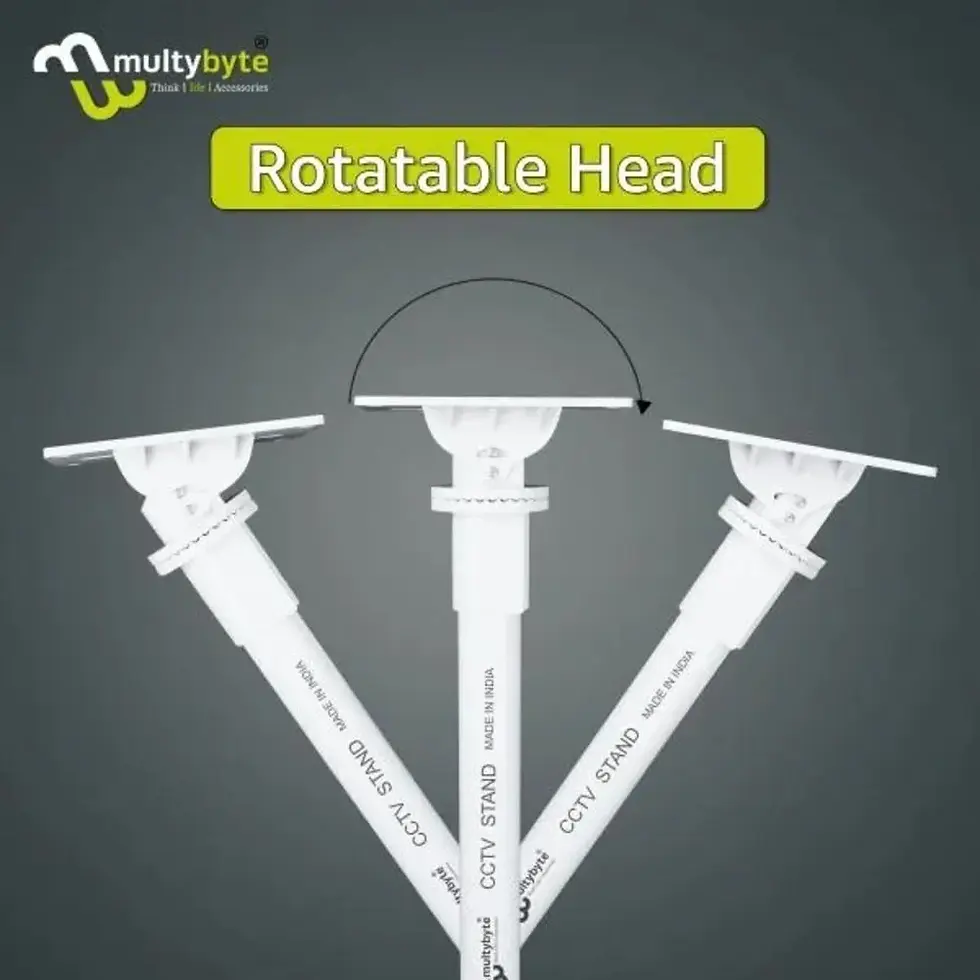Thumbnail: WALL MOUNT MULTYBYTE CCTV CAMERA STAND- 48 INCH