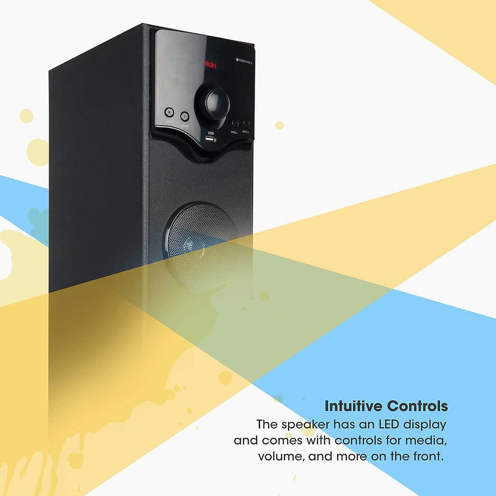 Thumbnail: ZEBRONICS ZEB-BT460RUF SINGLE TOWER SPEAKER