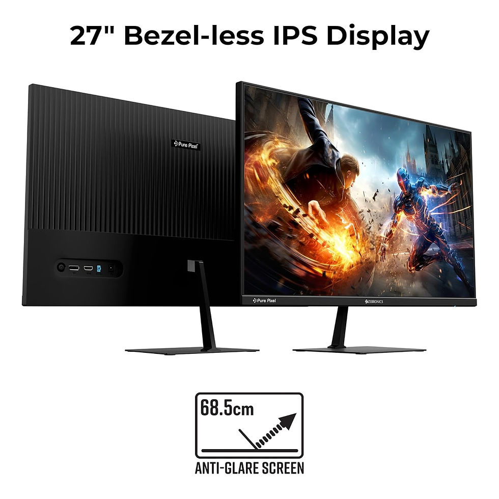 Thumbnail: ZEBRONICS N27A 27 INCH (68.5 CM) GAMING MONITOR FHD (1920x1080)