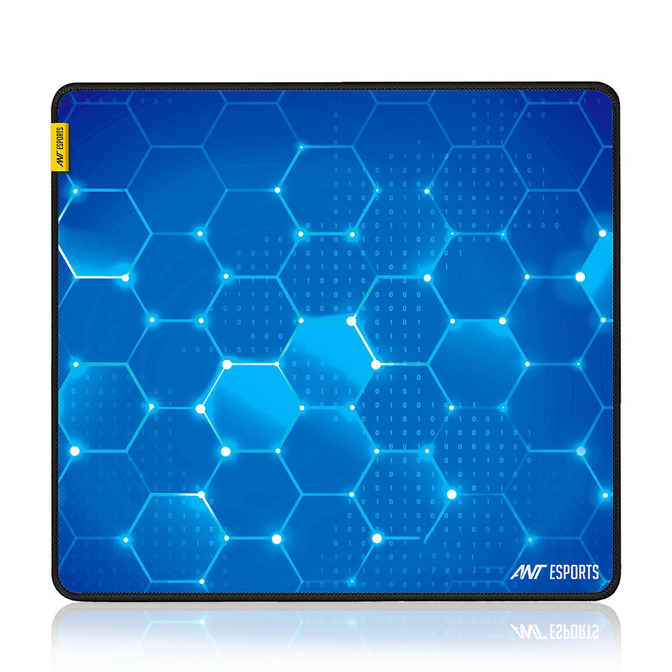 ANT ESPORTS HEXA MOUSE PAD 260X210X3MM ANTI-FRAY STITCHING