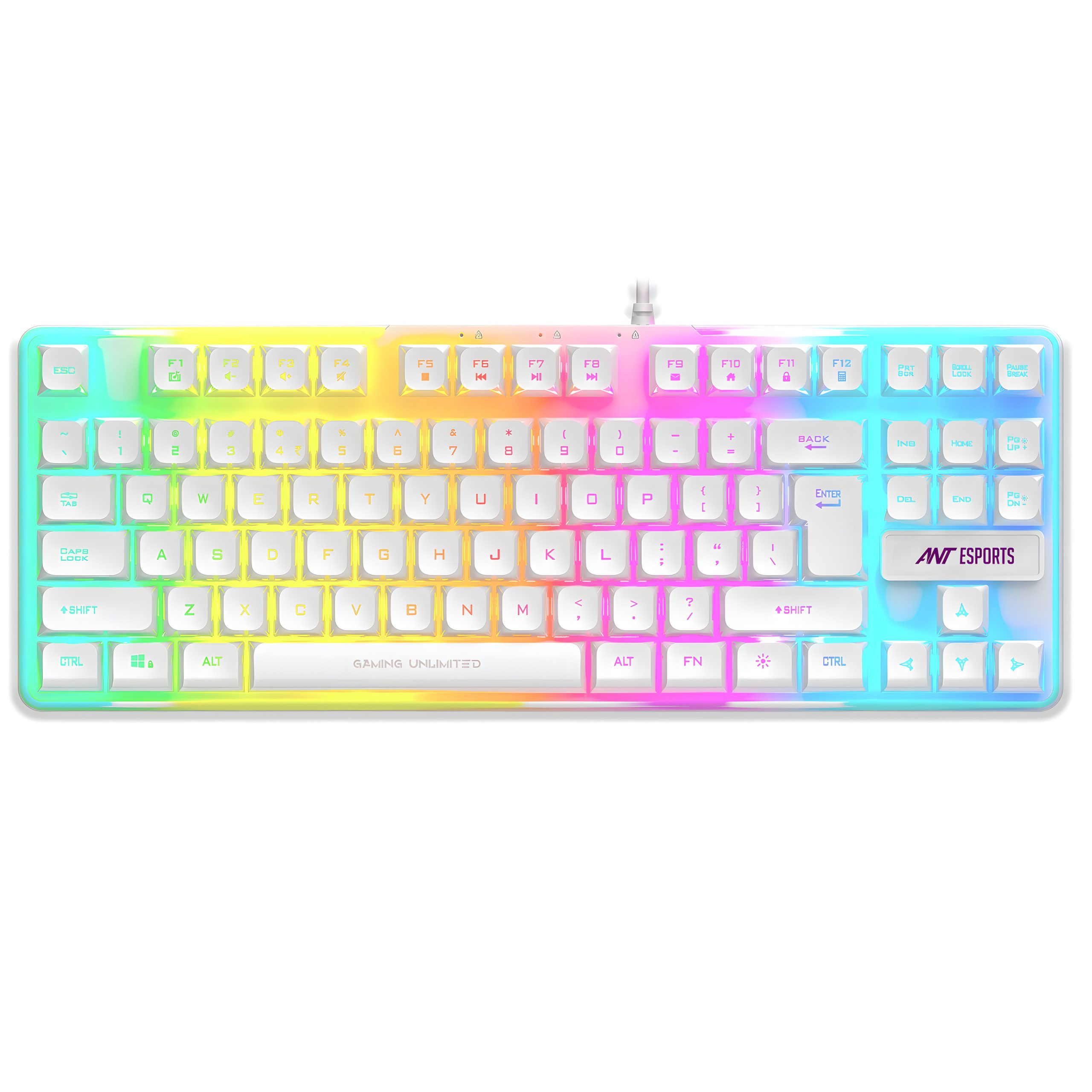 ANT ESPORTS MK700 V2 TKL WIRED GAMING KEYBOARD MERCURY