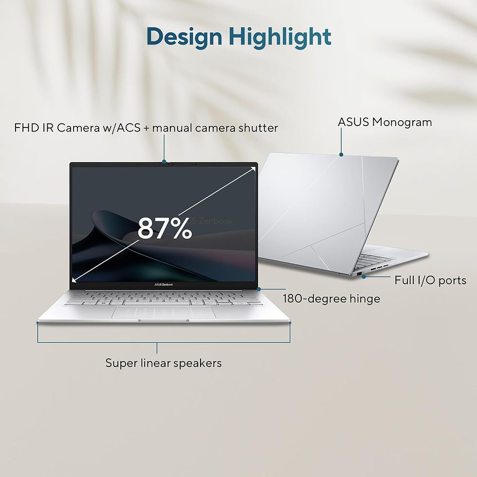ASUS ZENBOOK 14 OLED UX3405CA-PZ349WS INTEL® CORE™ ULTRA 9 285H LPDDR5 32GB 1TB