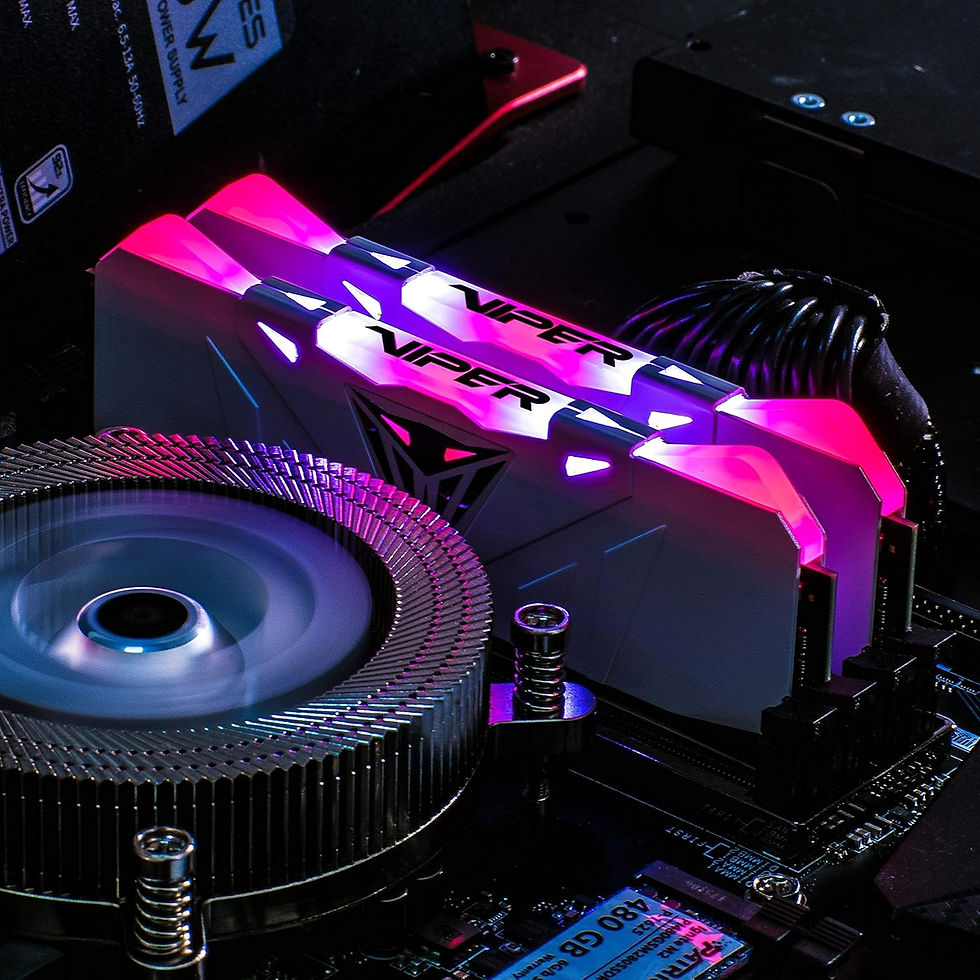 Thumbnail: PATRIOT VIPER RGB 16GB (8GBX2) DDR4 3200MHZ WHITE DESKTOP RAM