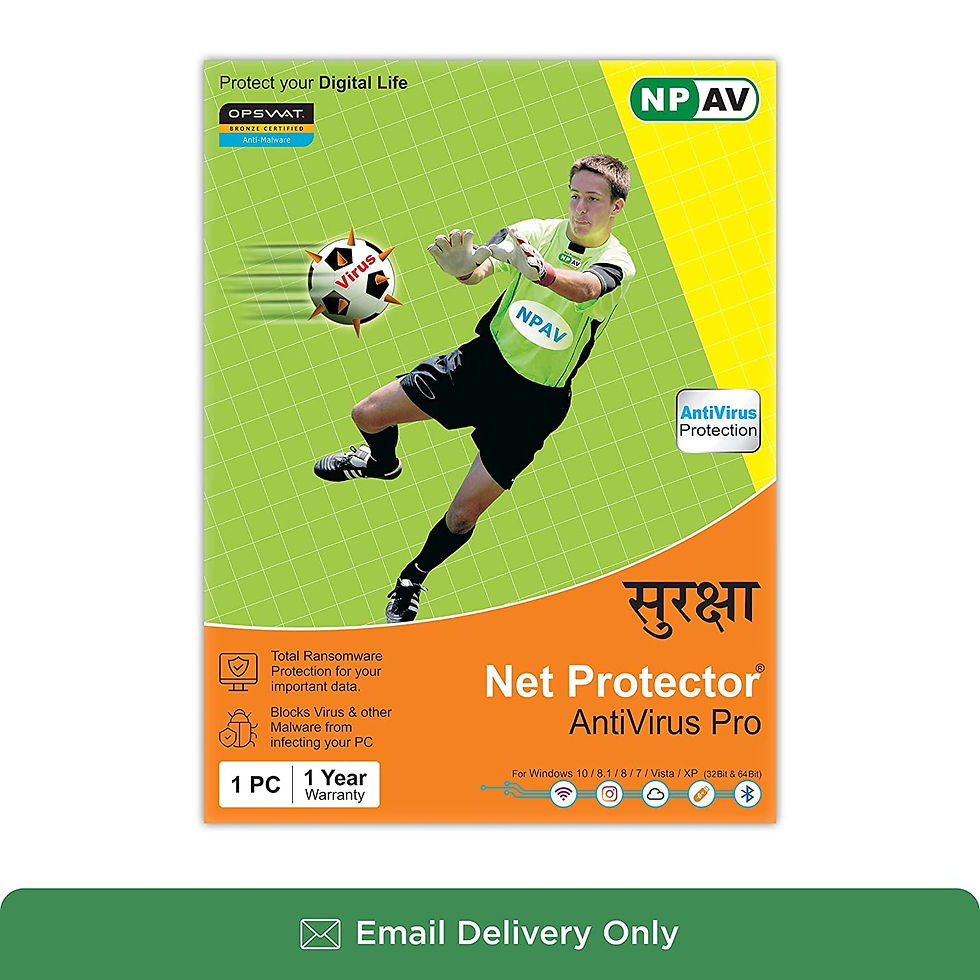 NET PROTECTOR ANTIVIRUS PRO 1 PC 1 YEAR