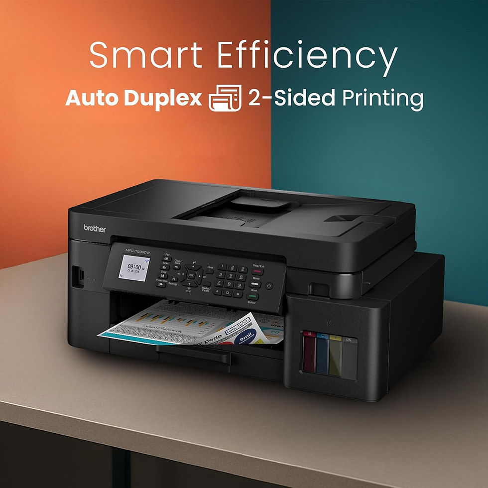 Thumbnail: BROTHER INK TANK MFC T930DW (PRINT SCAN COPY FAX) WIFI AUTO DUPLEX  ADF PRINTER