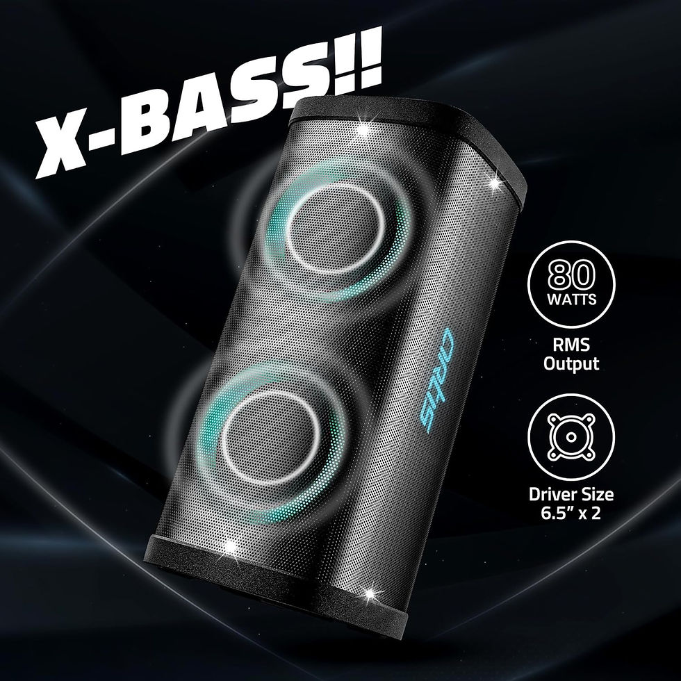 Thumbnail: ARTIS BT808 80W WIRELESS BLUETOOTH PARTY SPEAKER