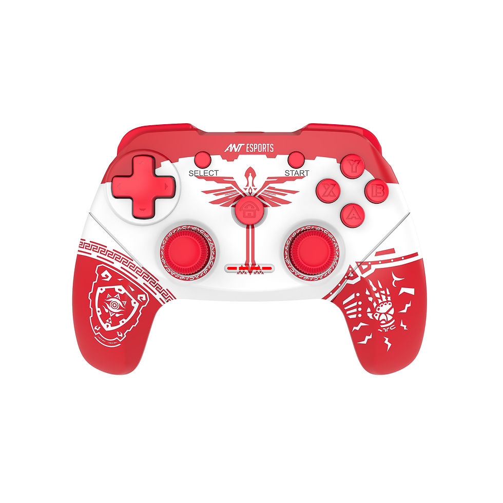 ANT ESPORTS GP300 PRO FIRE FLY WIRELESS RED WHITE GAMING PAD FOR PC