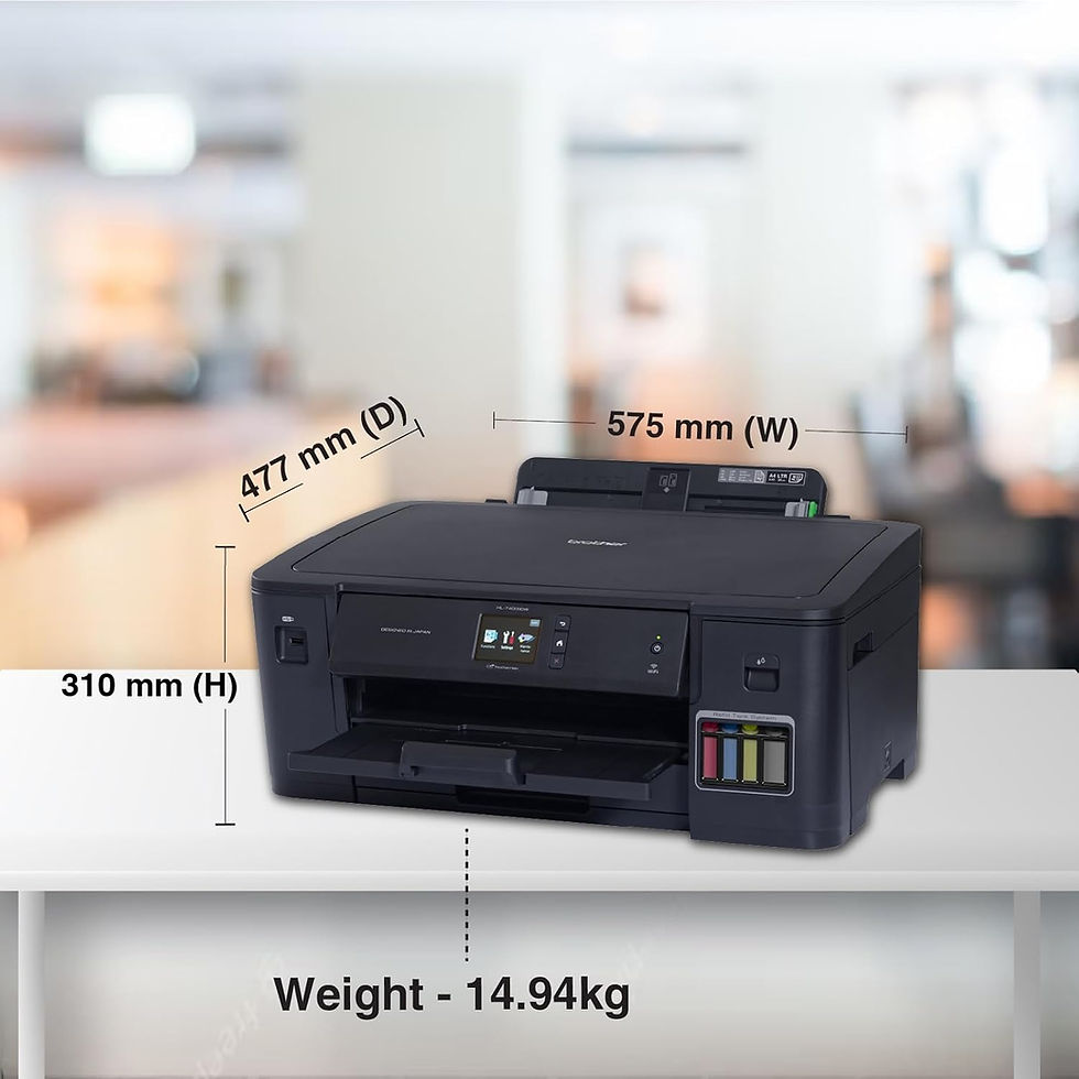 Thumbnail: BROTHER HL T4000DW A3 INKTANK REFILL COLOUR PRINTER WITH WIFI AND AUTO DUPLEX