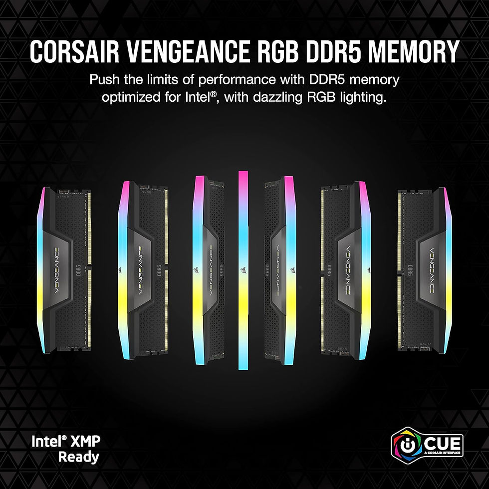 Thumbnail: CORSAIR  VENGEANCE RGB 32GB (16GBX2) 6000MHZ CL36 DDR5 DESKTOP RAM