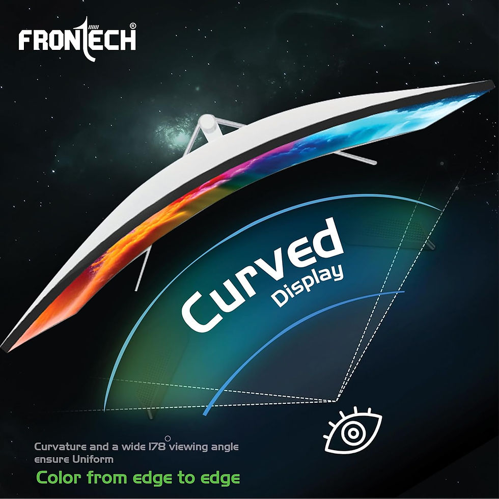 Thumbnail: FRONTECH ULTIMA SERIES 24 INCH CURVED LED MONITOR (MON-0088, WHITE)