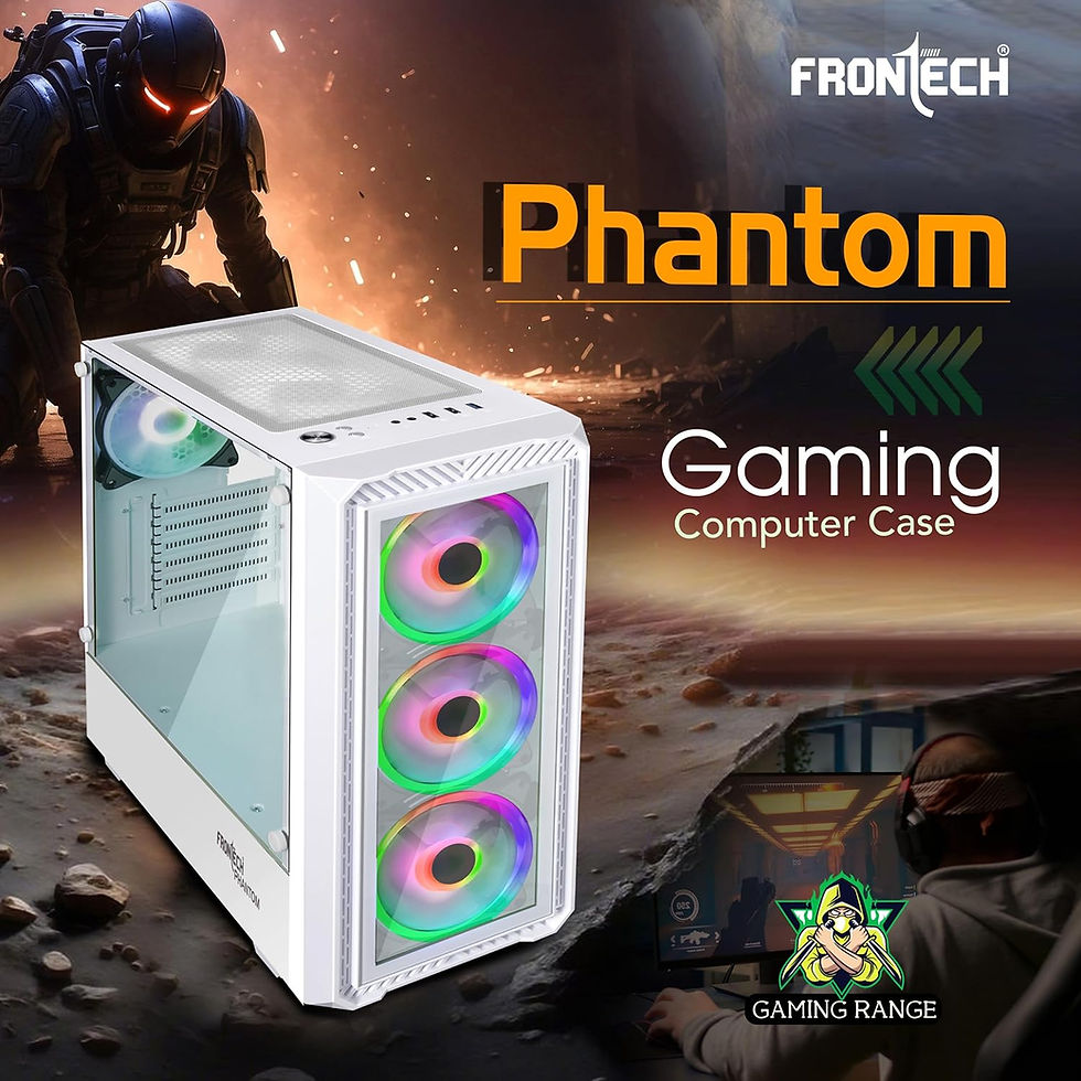 Thumbnail: FRONTECH PREMIUM AND GAMING COMPUTER CABINET (FT-4344)