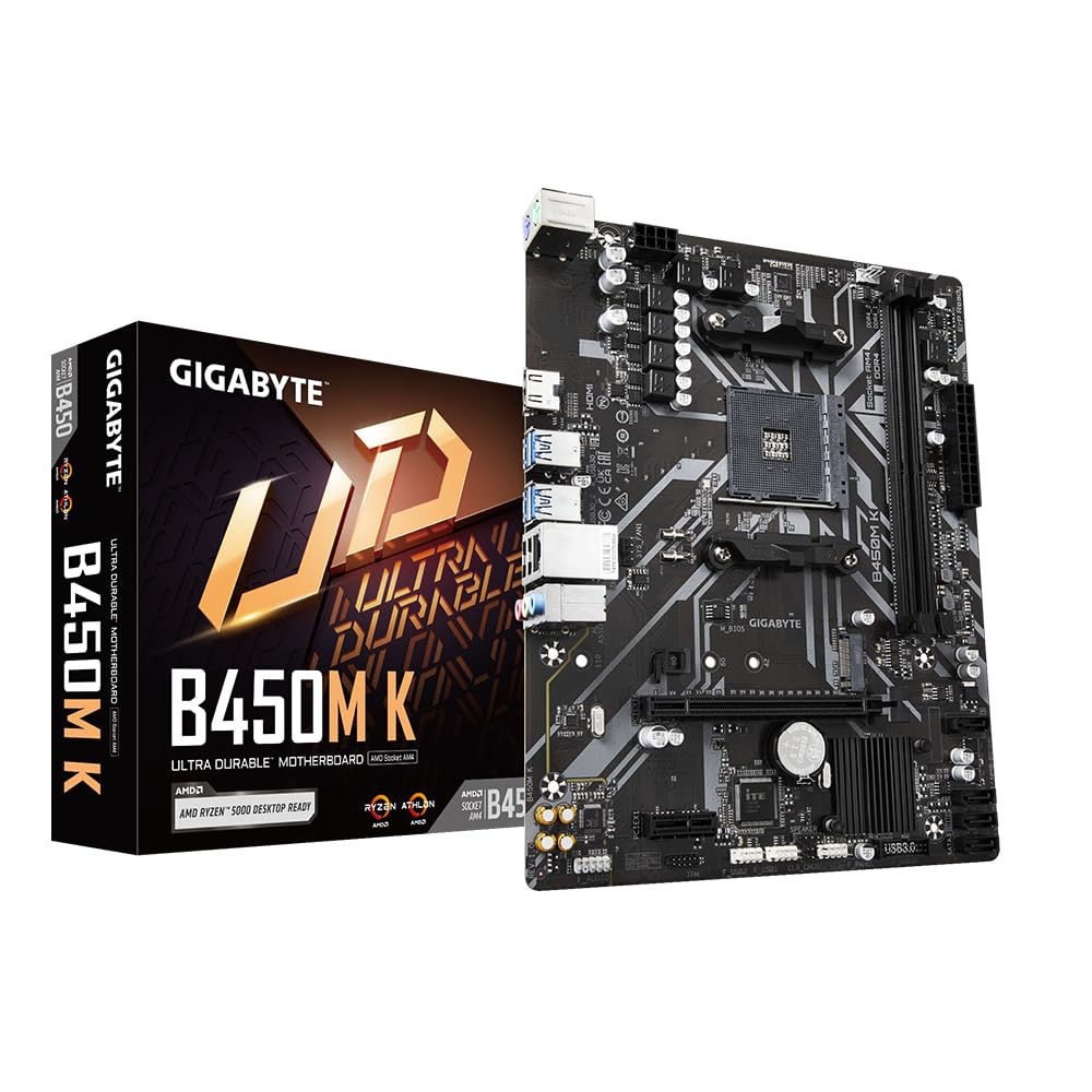 GIGABYTE MB GBT AMD AM4 B450M K DDR4 MICRO ATX