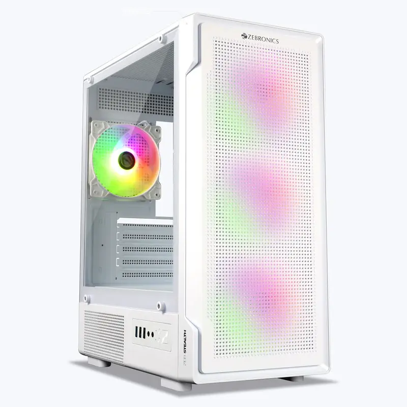 Thumbnail: ZEBRONICS STEALTH GAMING MINI TOWER CABINET