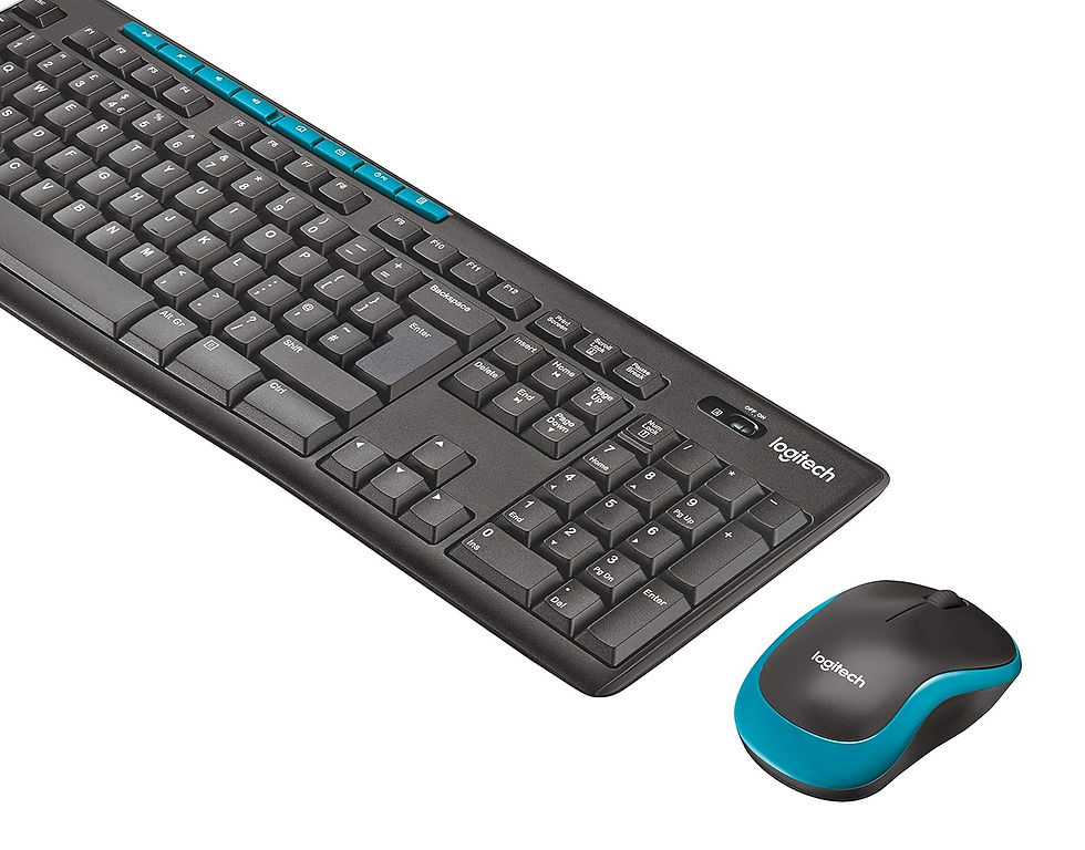 LOGITECH MK275 USB WIRELESS KEYBOARD AND MOUSE-BLACK