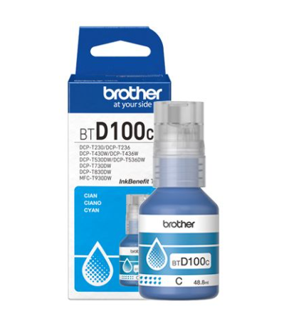 BROTHER BTD100C CYAN INK