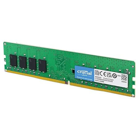 CRUCIAL 8GB  3200MHZ CL22 DDR4 DESKTOP RAM
